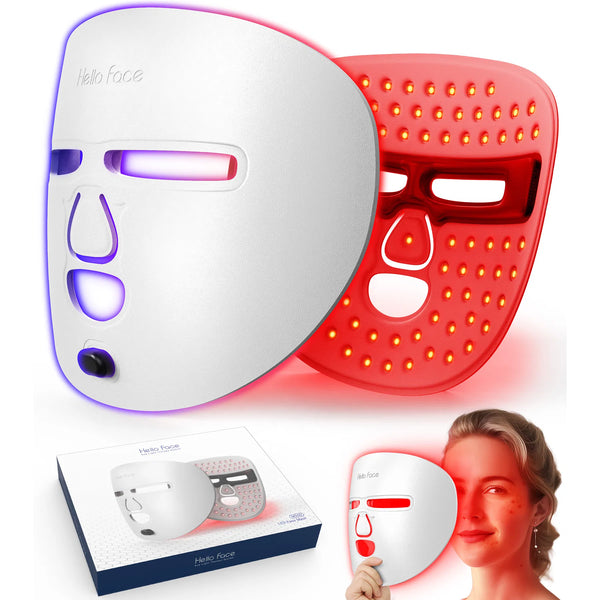 LED Red Light Therapy Face Mask — 660nm & 850nm